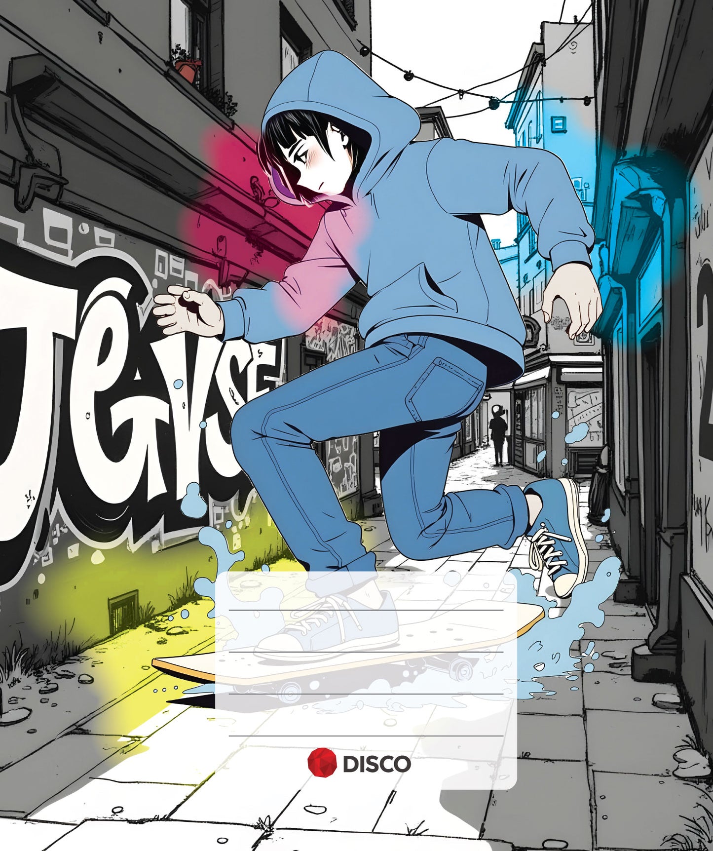 Тетрадь DISCO STRONG, 32 л., в клетку