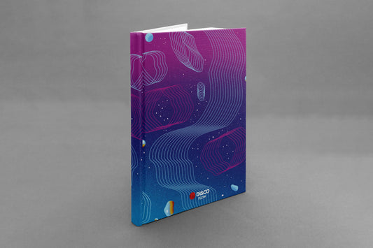 Užrašinė DISCO FLOW, 96 l., langeliais, A5 (su defektu)