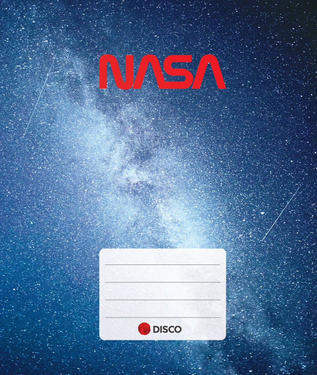 Тетрадь DISCO NASA, 32 л., линия