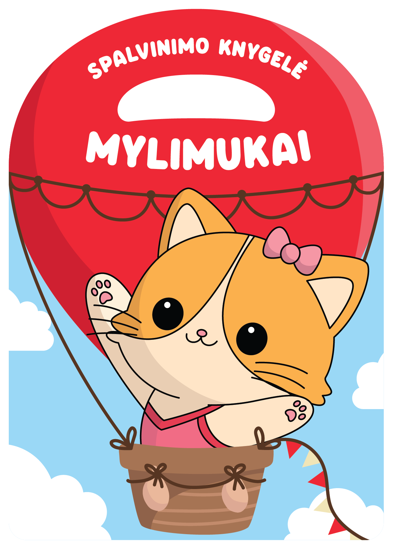 Spalvinimo knygelė Mylimukai, 5 knyga