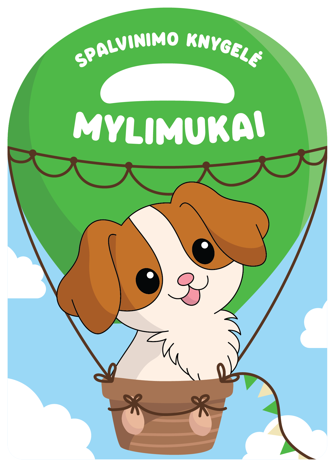 Spalvinimo knygelė Mylimukai, 6 knyga