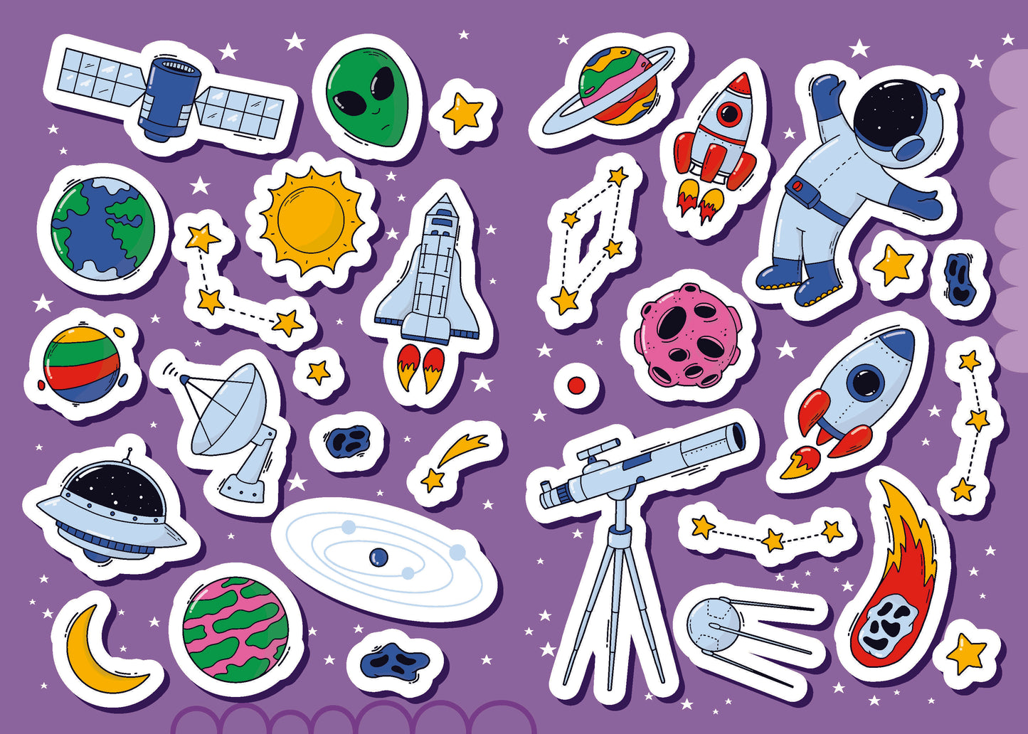 Готовься к школе. Космос.