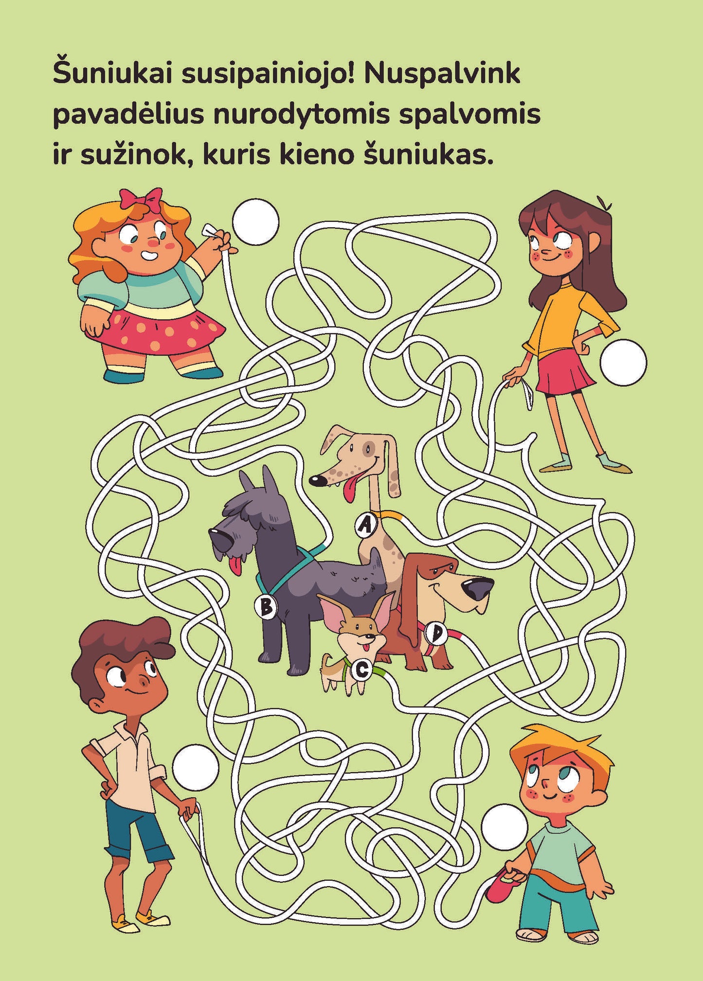 Užduočių knygelė Labirintų iššūkis