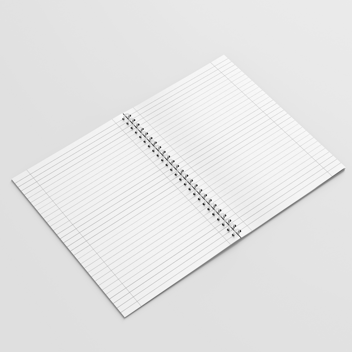 Formula notebook for English, 50 sheets, lines, spiral binding