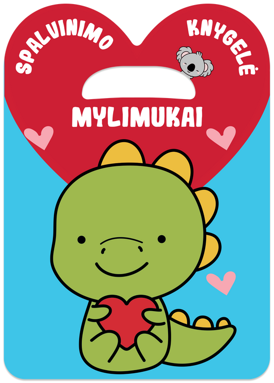 Spalvinimo knygelė „Mylimukai“, 2 knyga (su defektu)