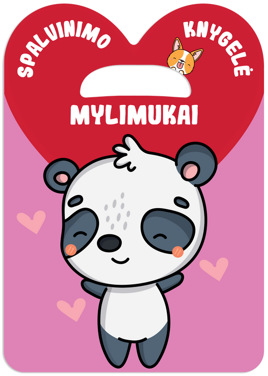 Spalvinimo knygelė „Mylimukai“, 4 knyga (su defektu)