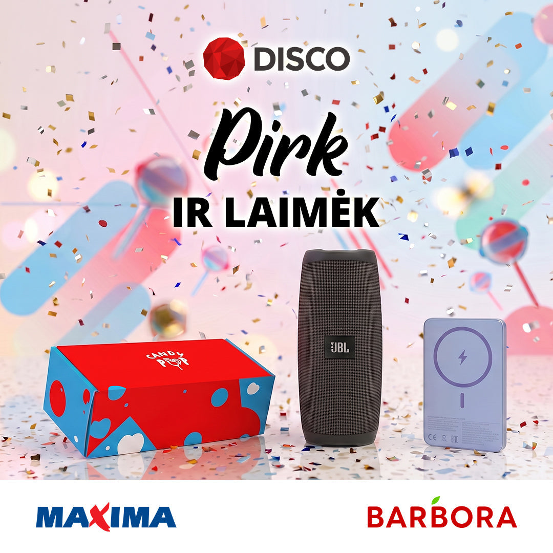 MAXIMA IR BARBORA.LT AKCIJA