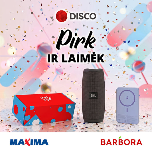MAXIMA IR BARBORA.LT AKCIJA
