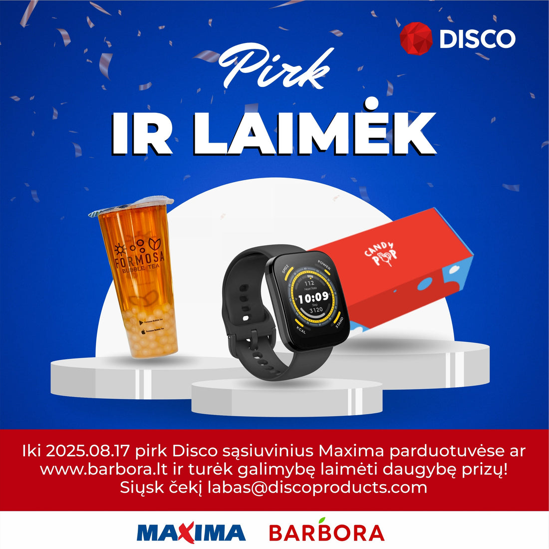 MAXIMA IR BARBORA.LT AKCIJA