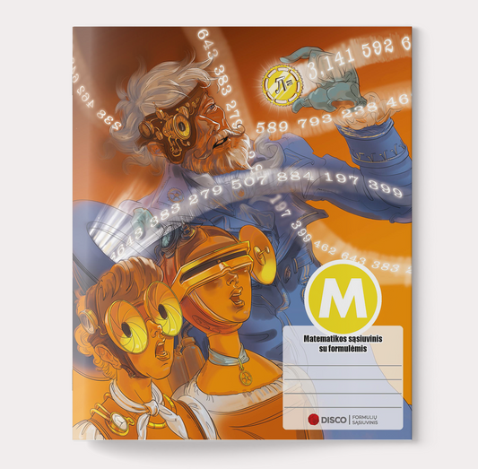 Formula notebook, Mathematics, 38 sheets, squared