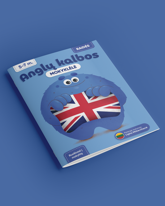 Anglų kalbos mokyklėlė: raidės