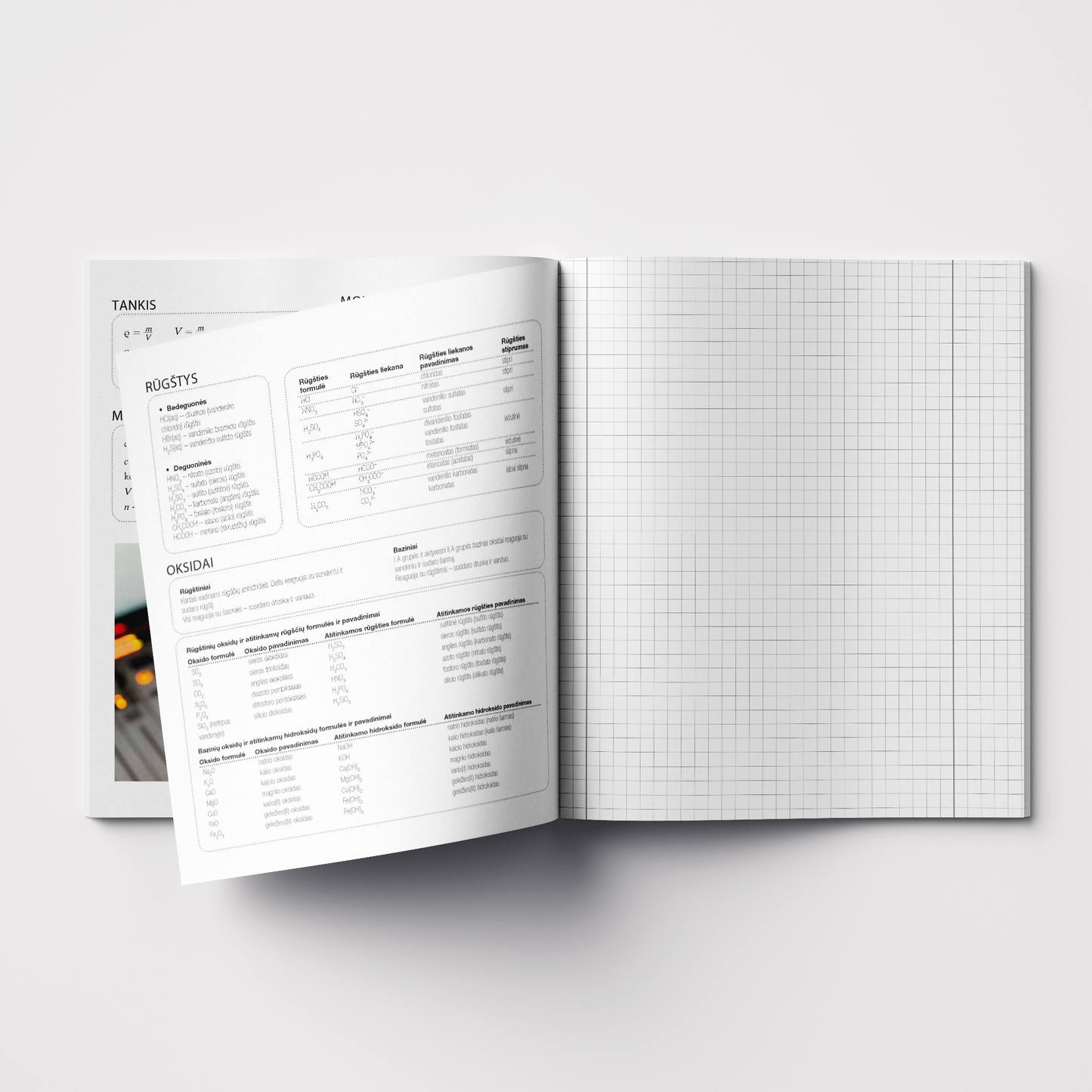 Helper notebook, Chemistry, 32 sheets, squared