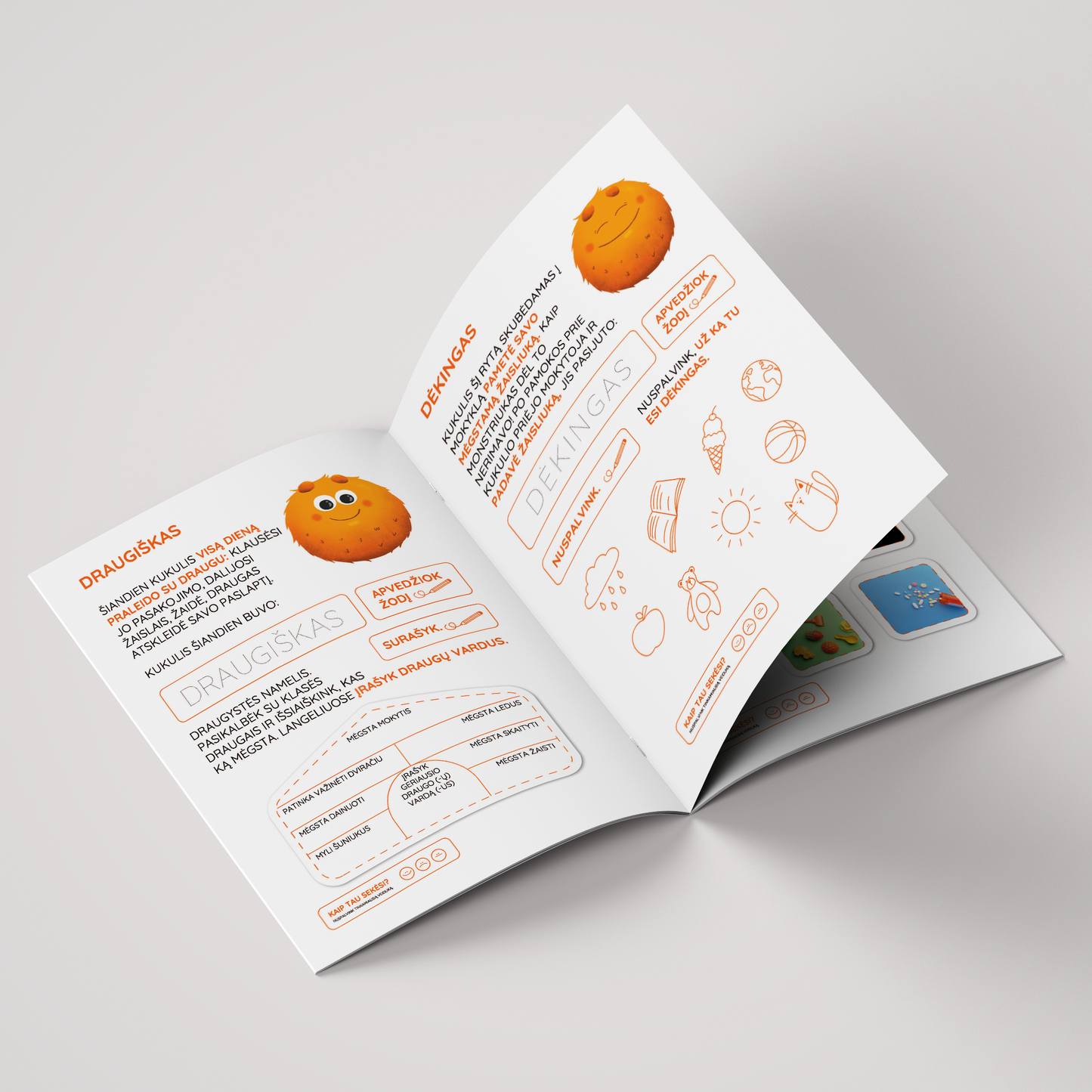 Emocijų knygelė – skaitmeninė užduočių knygelė (PDF)