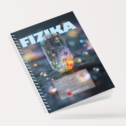 Formula notebooks for Physics, 50 sheets, squares, spiral binding