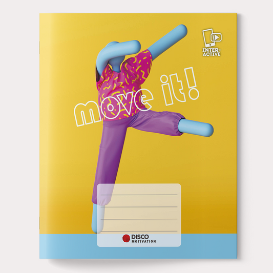 Notebook MOTIVATION, 32 l., with squares