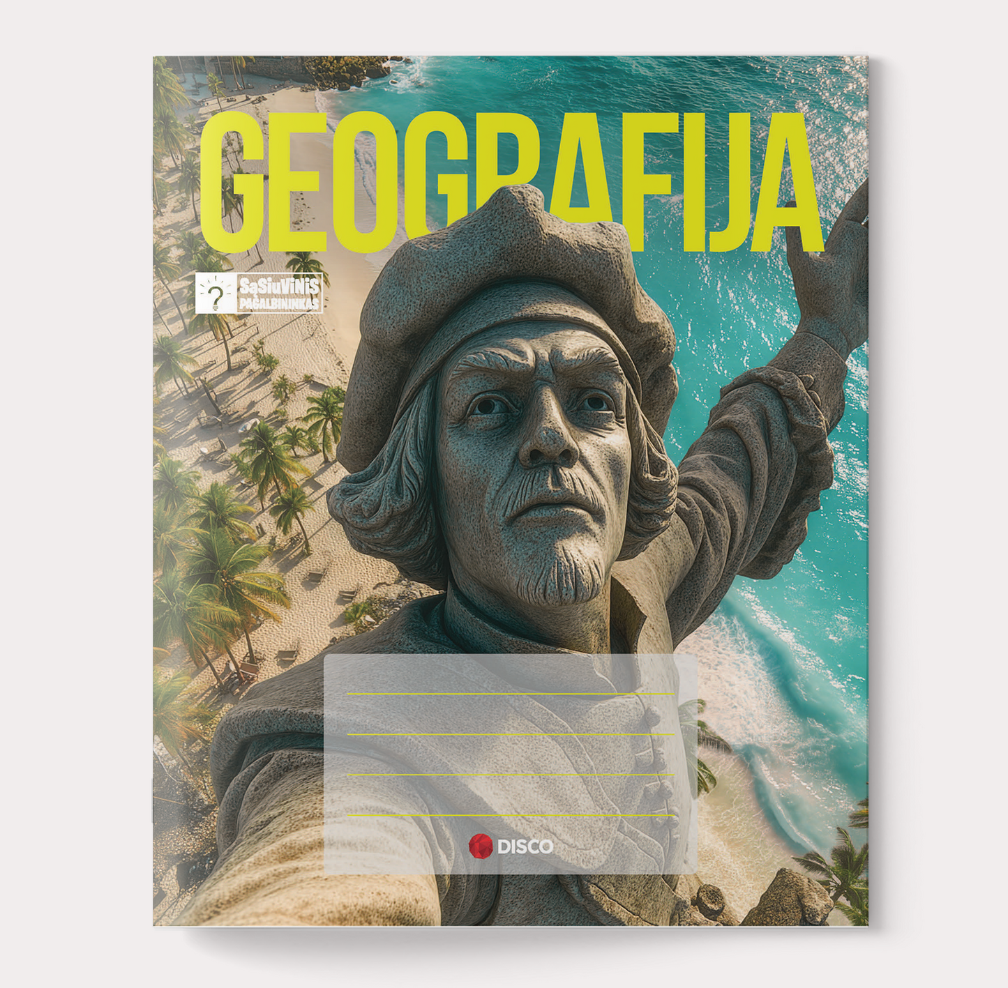 Sąsiuvinis pagalbininkas, Geografijai, 32l., langeliai