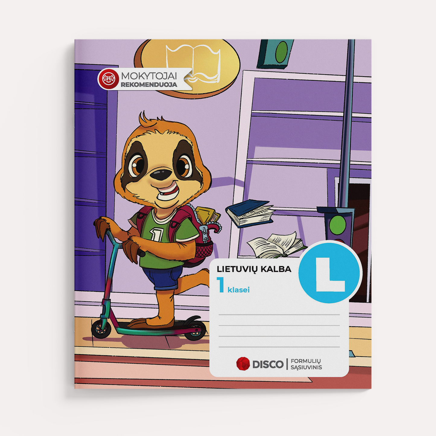 Formulių sąsiuvinis lietuvių kalbai, 1 kl., 14 l., linijomis