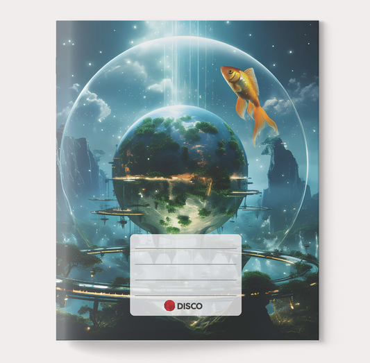 Technology notebook, 32 sheets, lines