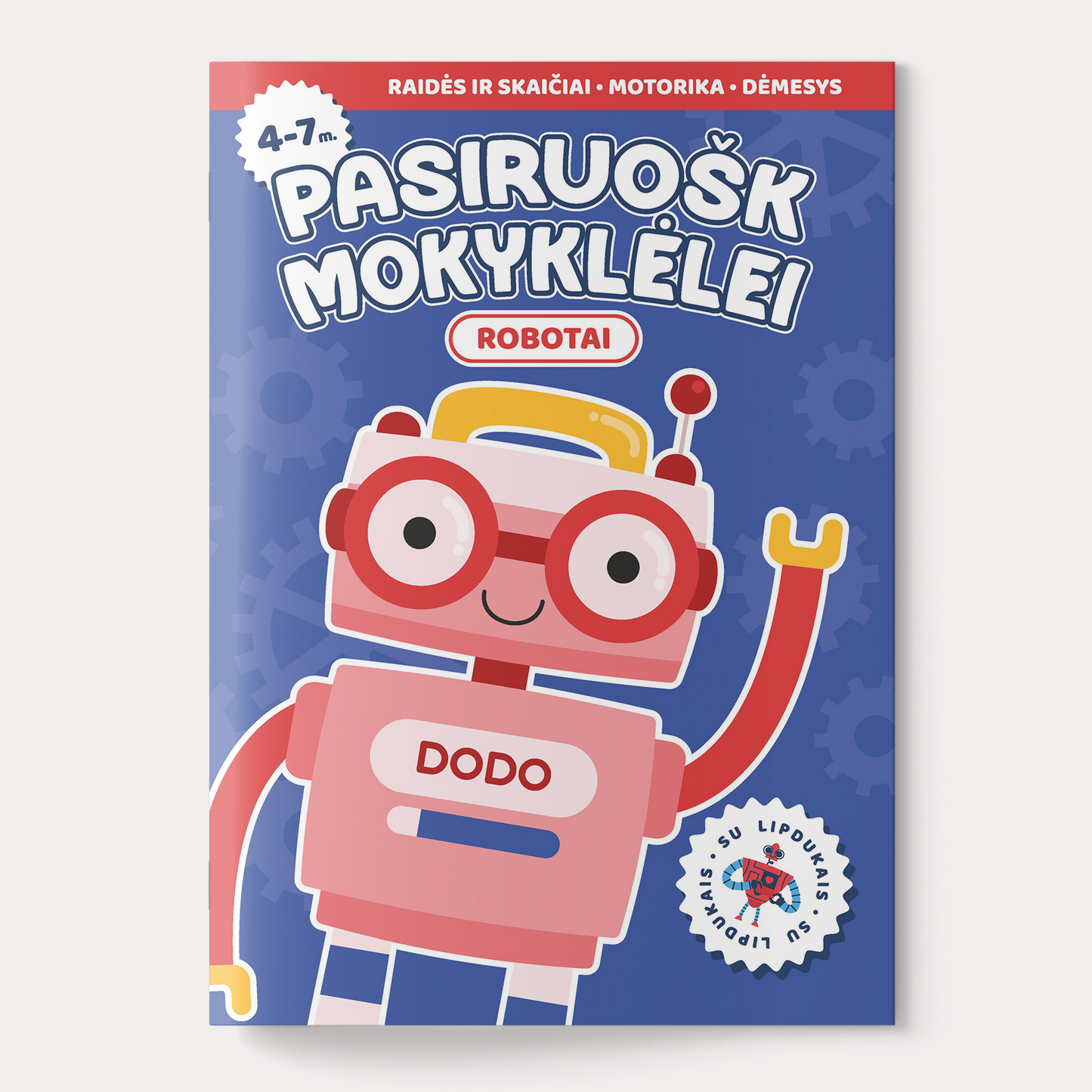 Pasiruošk mokyklėlei. Robotai