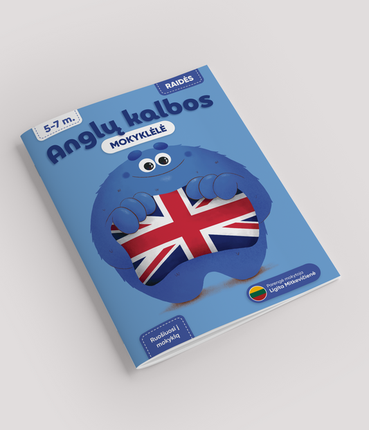 Anglų kalbos mokyklėlė: raidės