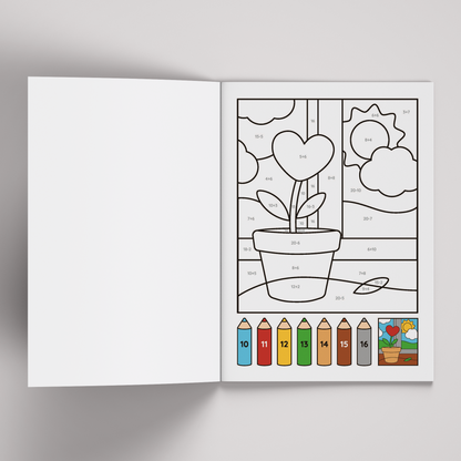 Užduočių ir spalvinimo knygelė: Skaičiuok ir spalvink