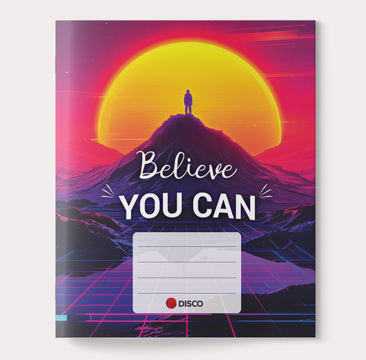 Notebook MOTIVATION, 32 l., with squares
