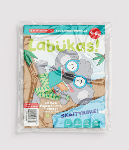 Edukacinis vaikiškas žurnalas. Labukas!