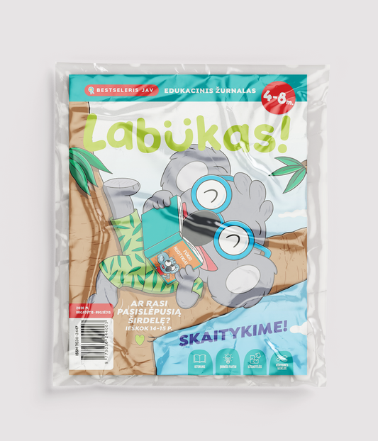 Edukacinis vaikiškas žurnalas. Labukas!