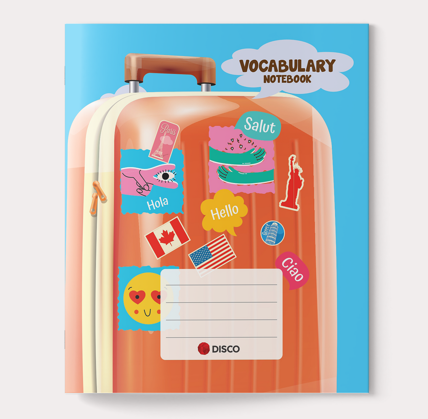 Vocabulary learning notebook, 32 sheets