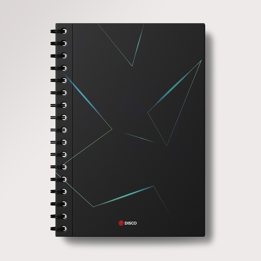 Notebook DISCO PREMIUM BUSINESS&EDUCATION, 100 l., squared, with spiral (with defect)