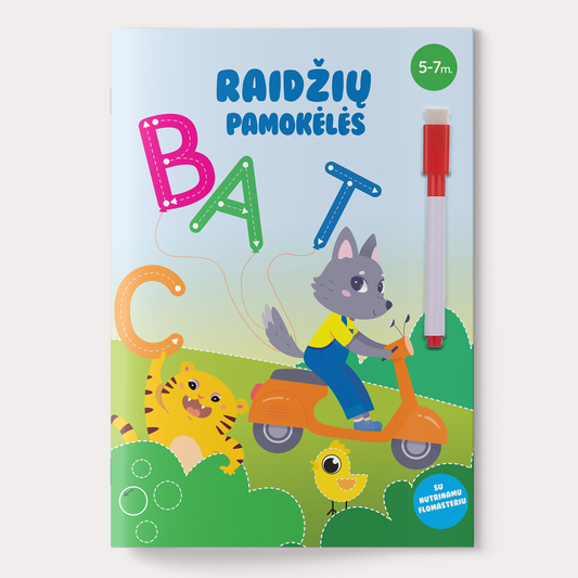 Raidžių pamokėlės