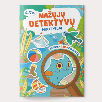 Užduočių knygelė Mažųjų detektyvų nuotykiai. Nr1