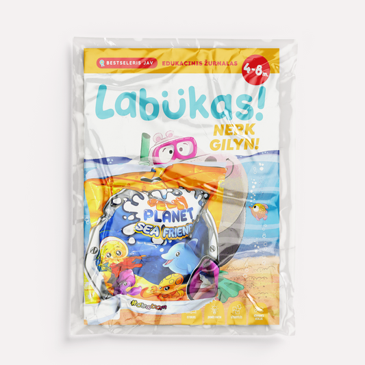 Edukacinis vaikiškas žurnalas. Labukas!