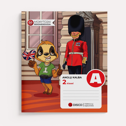 Formula notebook for English, 2nd grade, 14 sheets with lines