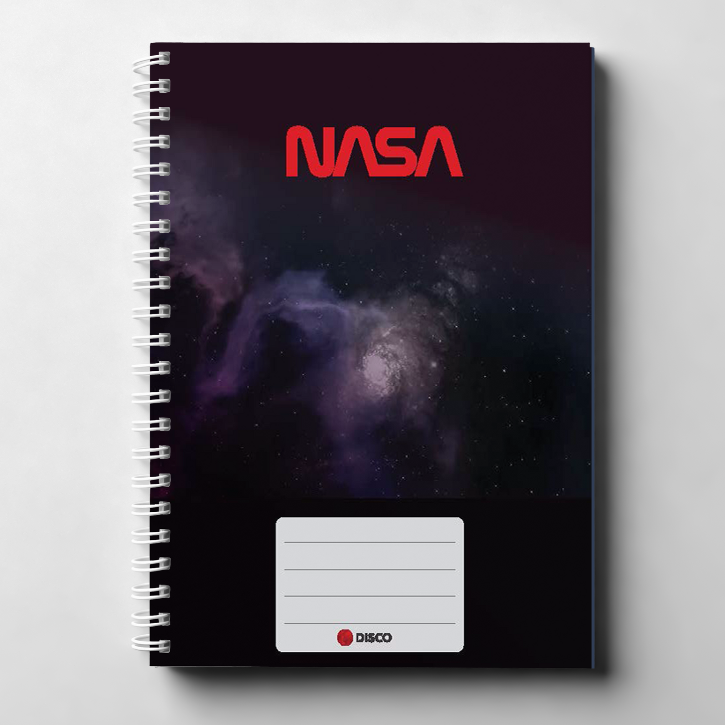 Тетрадь NASA, 50 л., линия, со спиралью