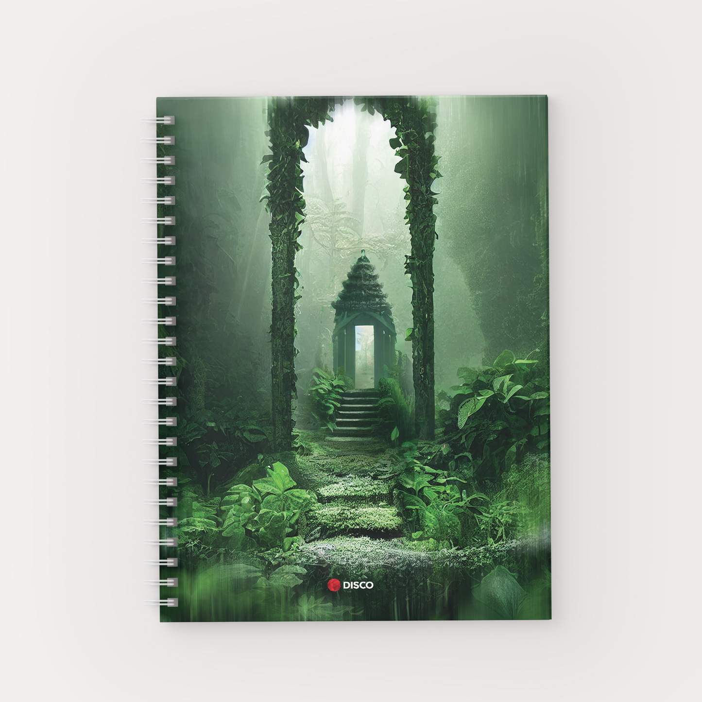 Productivity notebook, 100 sheets, squares, with spiral