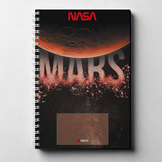 Sąsiuvinis NASA, 50l., spiralė, linijos