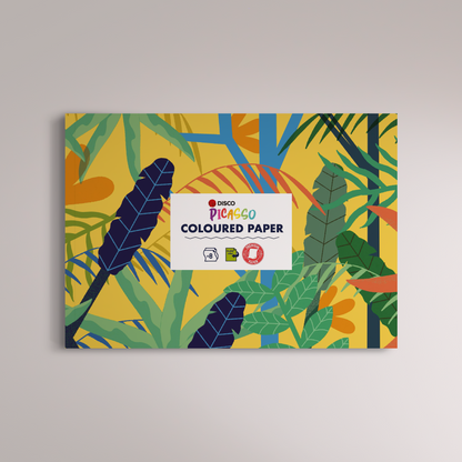 Spalvotas popierius PICASSO, A4, 8 l.