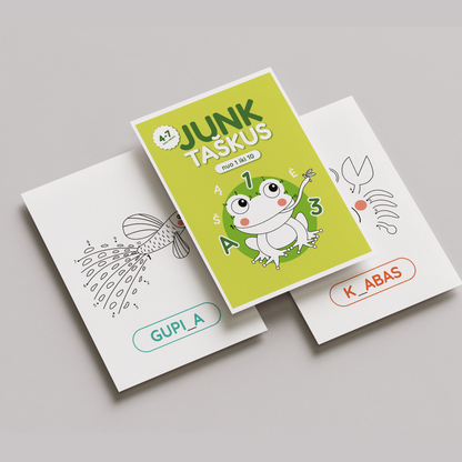 Junk taškus nuo 1 iki 10 – skaitmeninė užduočių knygelė (PDF)