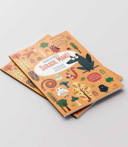 Activity book "Find me! The adventures of Bernard the Wolf in the forest" (with defect)