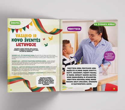 Edukacinis vaikiškas žurnalas. Labukas!