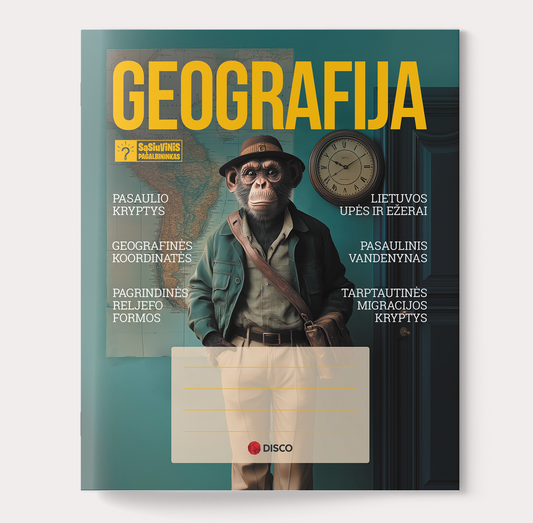 Helper notebook, Geography, 32 sheets, squared