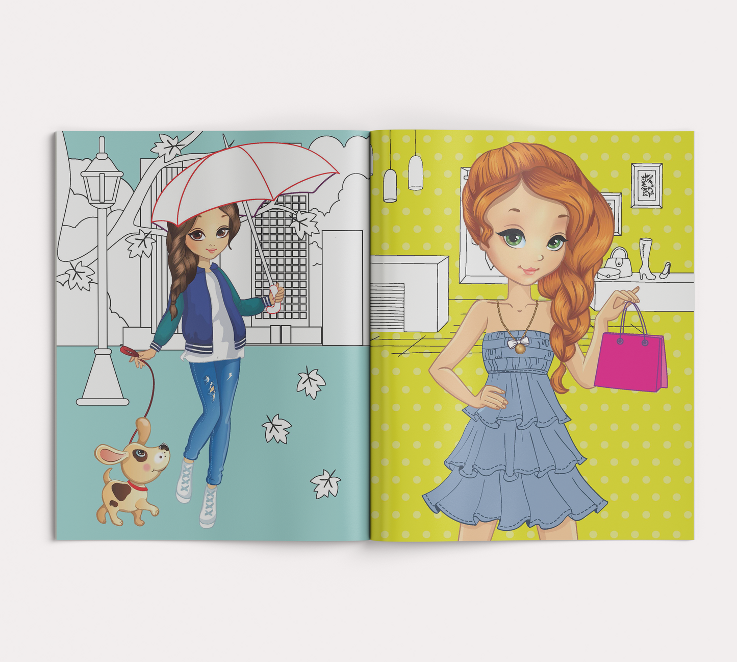 Волшебная раскраска с блестящими наклейками