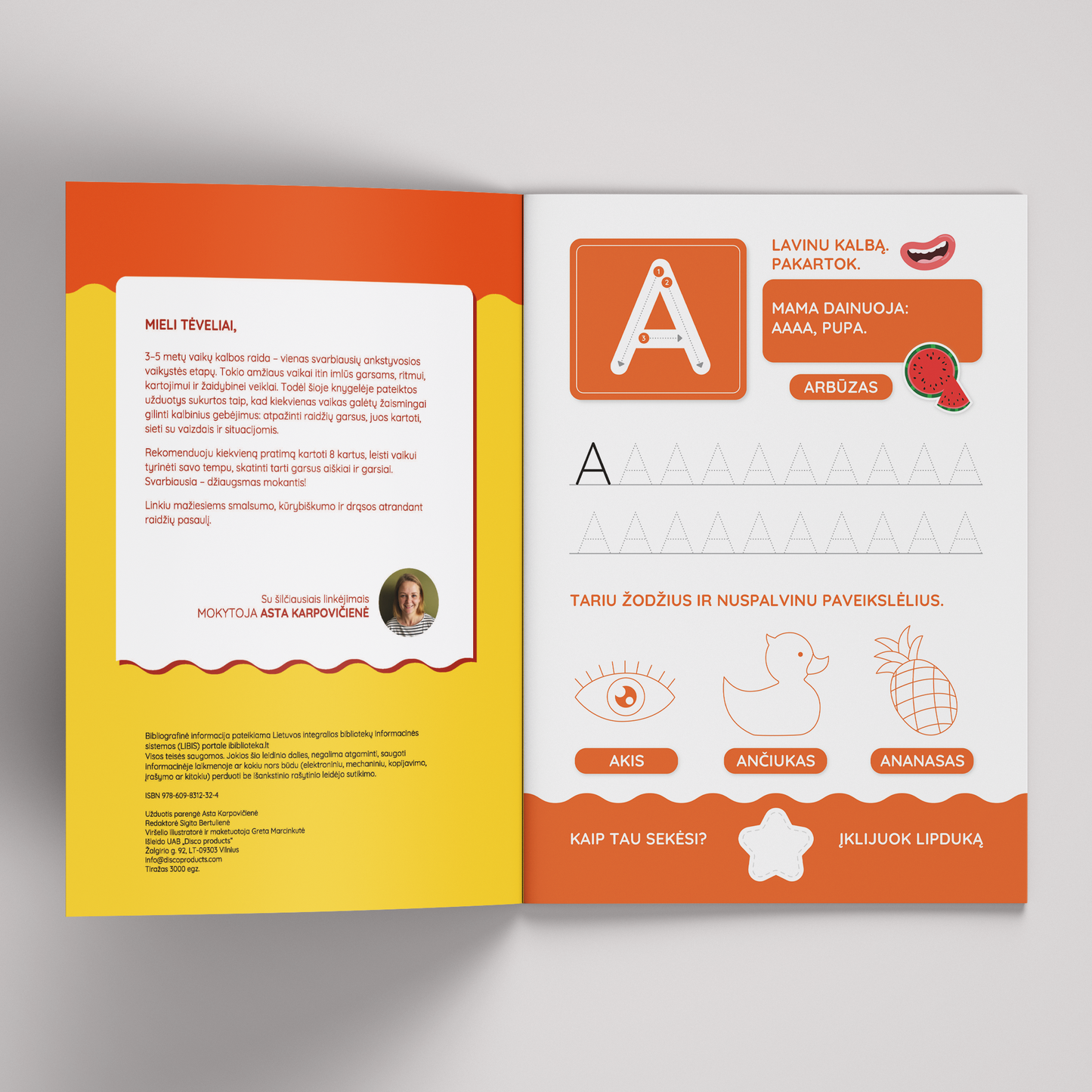 Activity book. Hello, letters