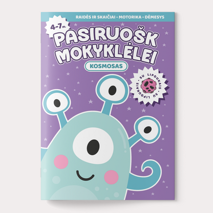 Pasiruošk mokyklėlei. Kosmosas