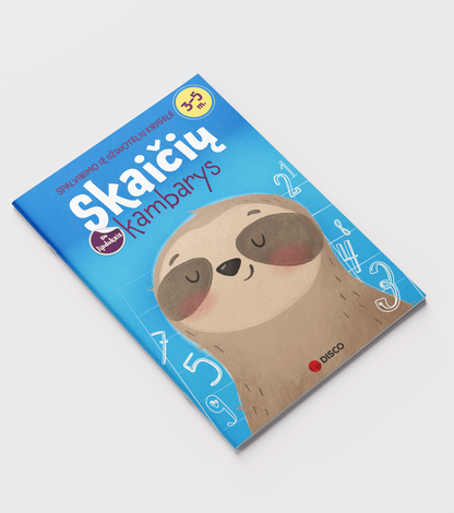 Coloring and activity book "Number Room" (with defect)