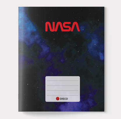 NASA notebook, 32 sheets, squared