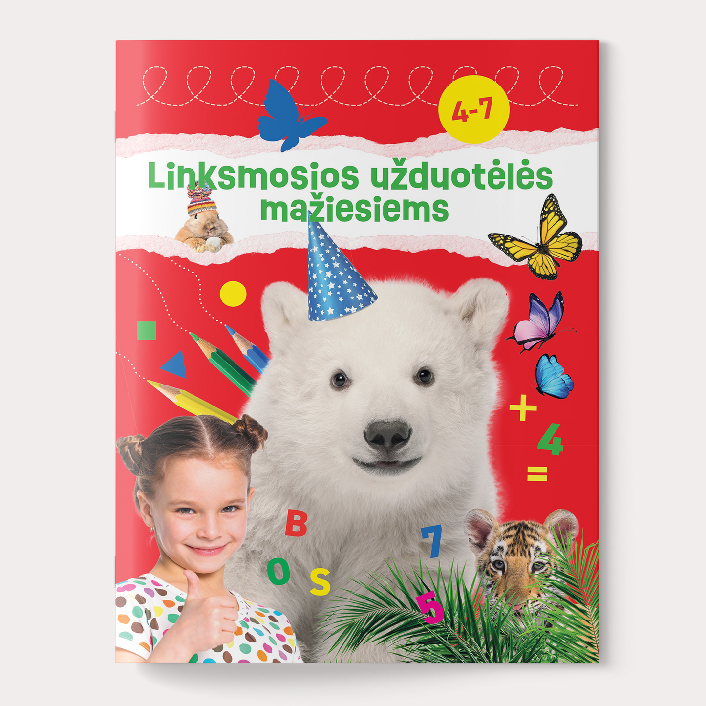 Linksmosios užduotėlės mažiesiems, 1 knyga (su defektu)