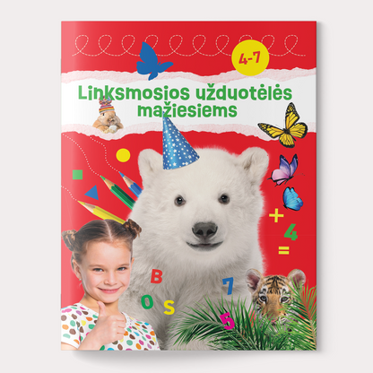 Linksmosios užduotėlės mažiesiems, 1 knyga (su defektu)