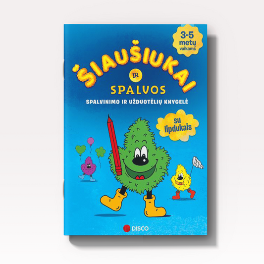Coloring and exercise book "Fuzzies and colors" (with defect)
